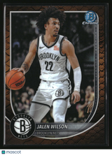Jalen Wilson 2025-26 Bowman Chrome Reptilian Refractor #BCV-60
