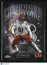 Trey Hendrickson 2025 Topps Chrome Football All Chrome Team Refractor #ACT-16