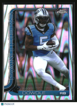 Rico Dowdle 2025 Topps Chrome Ray Wave Refractor #43