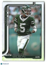 Garrett Wilson 2025 Topps Chrome Refractor #235