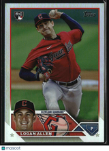 Logan Allen 2023 Topps Update Rainbow Foil #US233