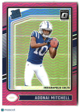 Adonai Mitchell 2024 Donruss Optic Pink #203