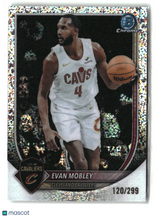 Evan Mobley 2025-26 Bowman Chrome Speckle Refractors #BCV-93 #/299