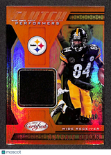Antonio Brown 2018 Panini Certified Clutch Performers Mirror Orange #CP-AB #/199