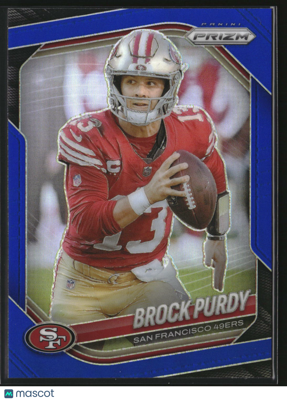 Brock Purdy 2025 Panini Prizm Blue #255 SSP