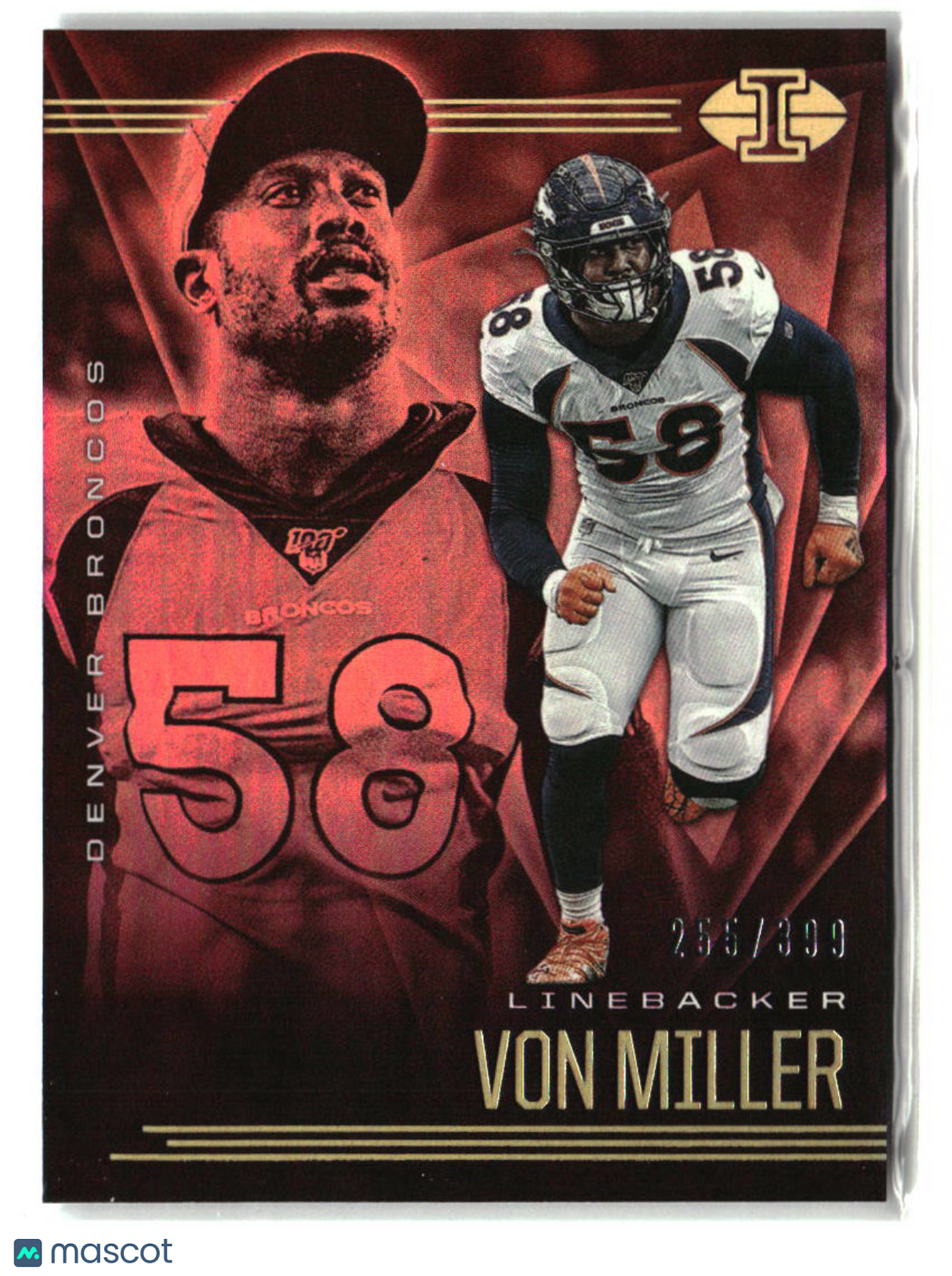Von Miller 2020 Panini Illusions Trophy Collection Pink #100 #/399