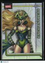 Enchantress 2026 Topps Chrome Marvel Comics Storm's Lightning Refractor #35