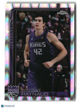 Maxime Raynaud 2025-26 Topps Chrome Update RayWave Refractor #193
