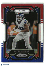 Xavier McKinney 2023 Panini Prizm Red White and Blue #226