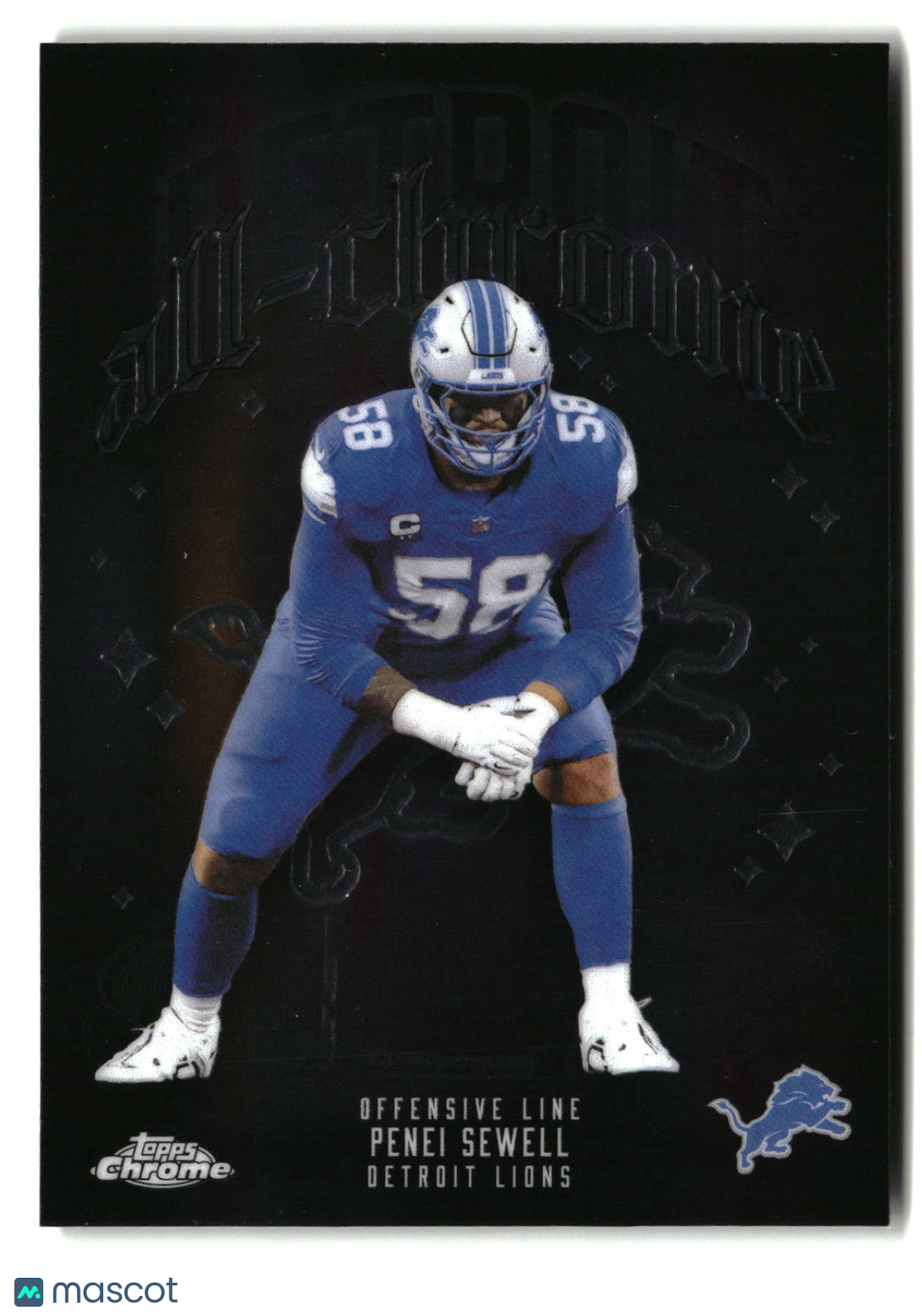 Penei Sewell 2025 Topps Chrome All Chrome Team #ACT-13