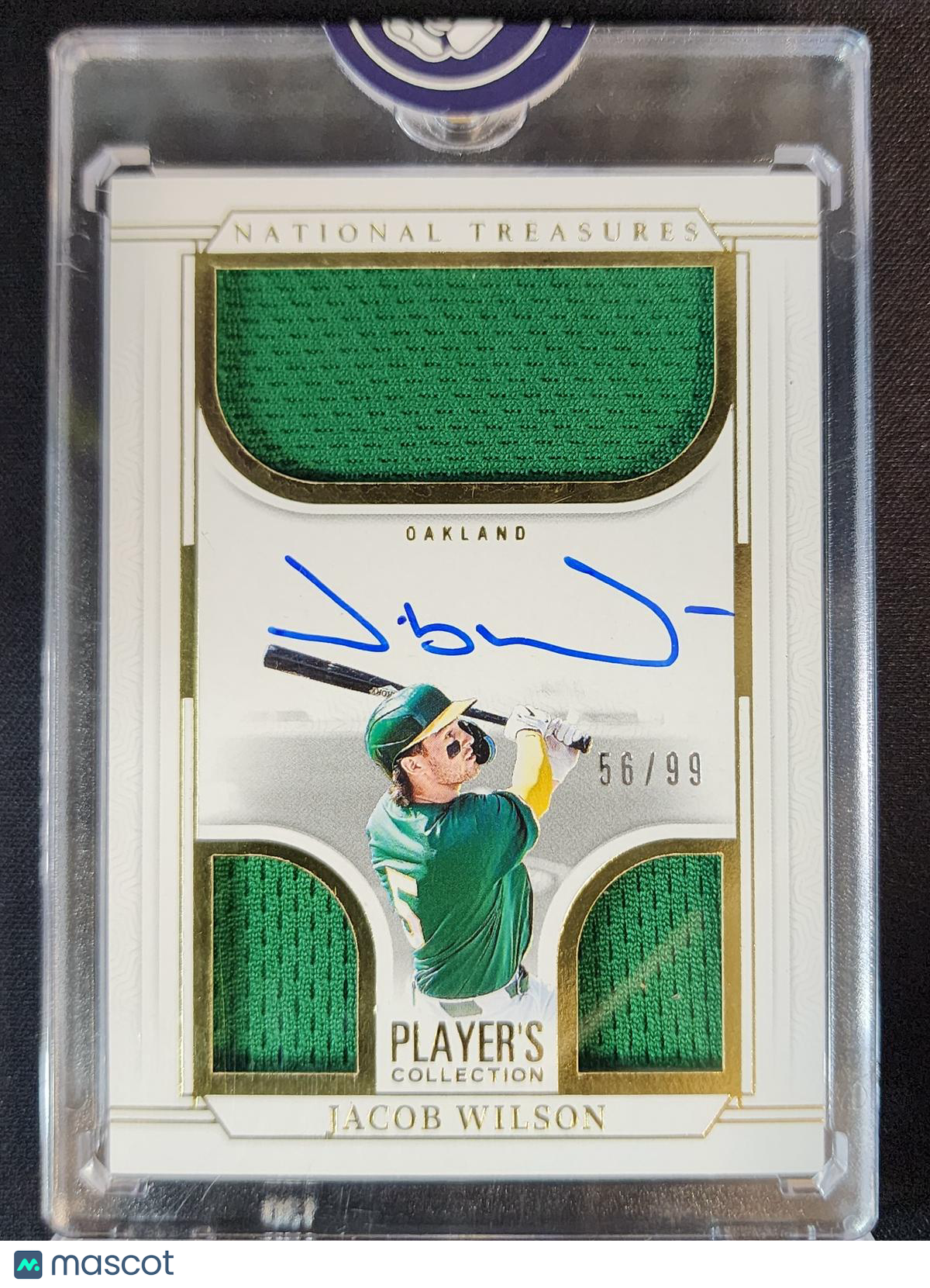 Jacob Wilson 2025 National Treasures Player’s Collection Signatures PC-JWL 56/99