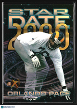 Orlando Pace 1997 SkyBox E-X2000 Star-Date-2000 #10
