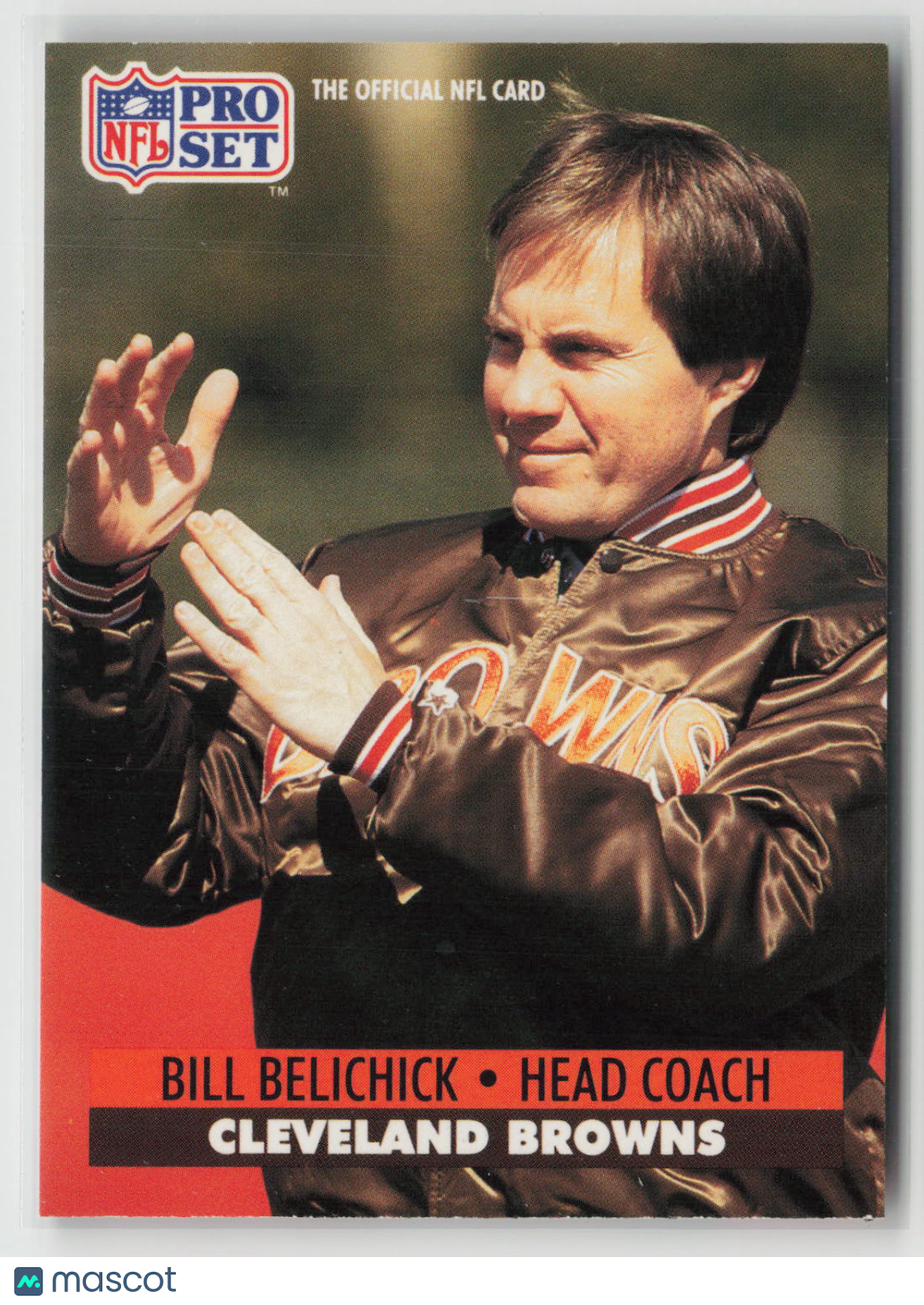 Bill Belichick 1991 Pro Set #126