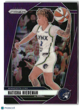 Natisha Hiedeman 2024 Panini Prizm WNBA Purple Prizms #18 #/149