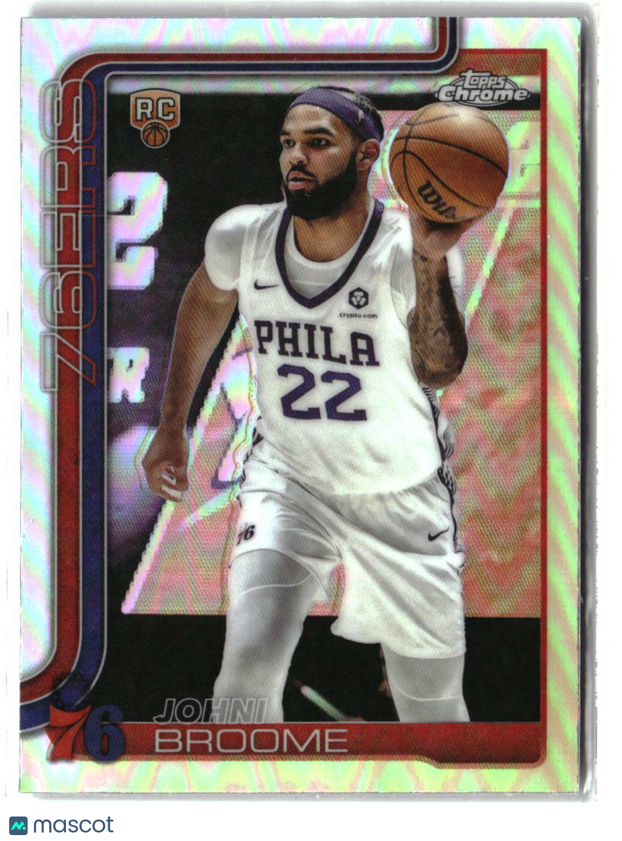 Johni Broome 2025-26 Topps Chrome Refractor #285
