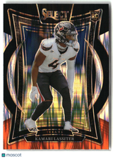 Kamari Lassiter 2024 Panini Select Black & Orange Prizm Shock #77