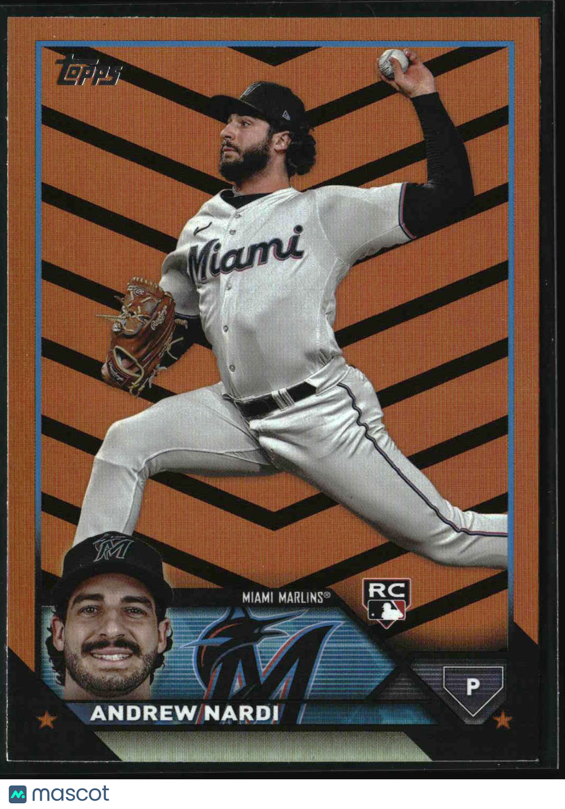 Andrew Nardi 2023 Topps Update Orange and Black Foil #US266