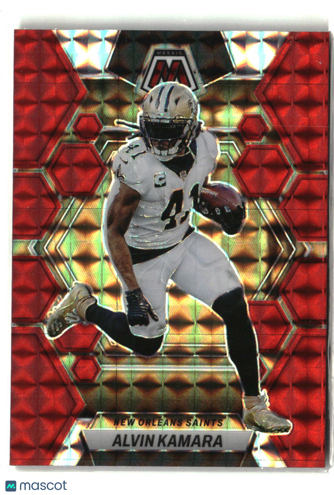 Alvin Kamara 2023 Panini Mosaic Red Mosaic #169