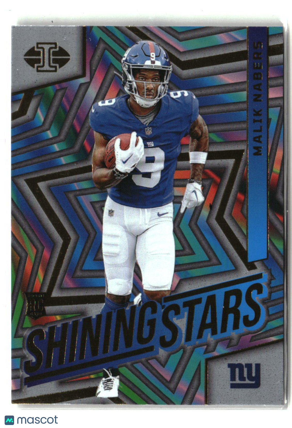 Malik Nabers 2024 Panini Illusions Shining Stars #5