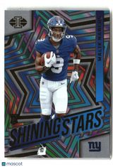 Malik Nabers 2024 Panini Illusions Shining Stars #5