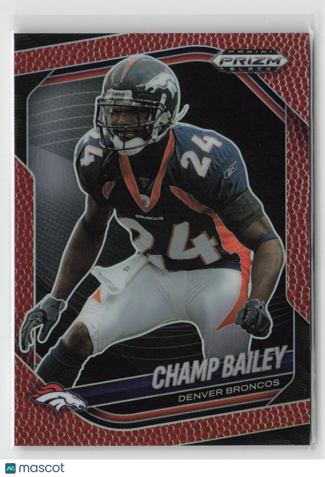 Champ Bailey 2025 Panini Prizm Black Prizm Football #48