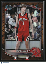Niko Bundalo 2025-26 Bowman Chrome Prospects Reptilian Refractor #BCP-18