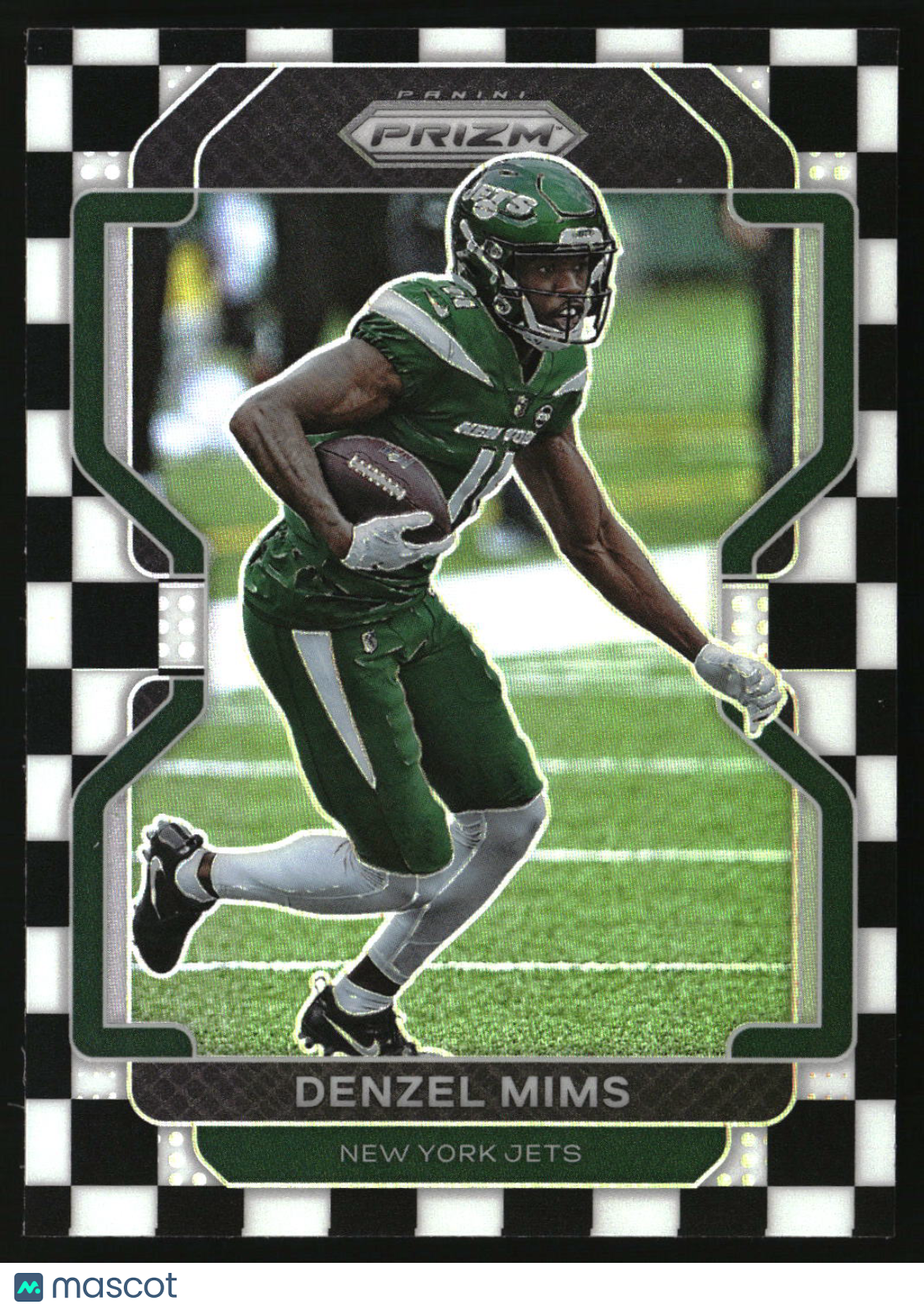 Denzel Mims 2021 Panini Prizm Black and White Checker #85