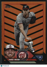Jake Irvin 2023 Topps Update Orange and Black Foil #US224