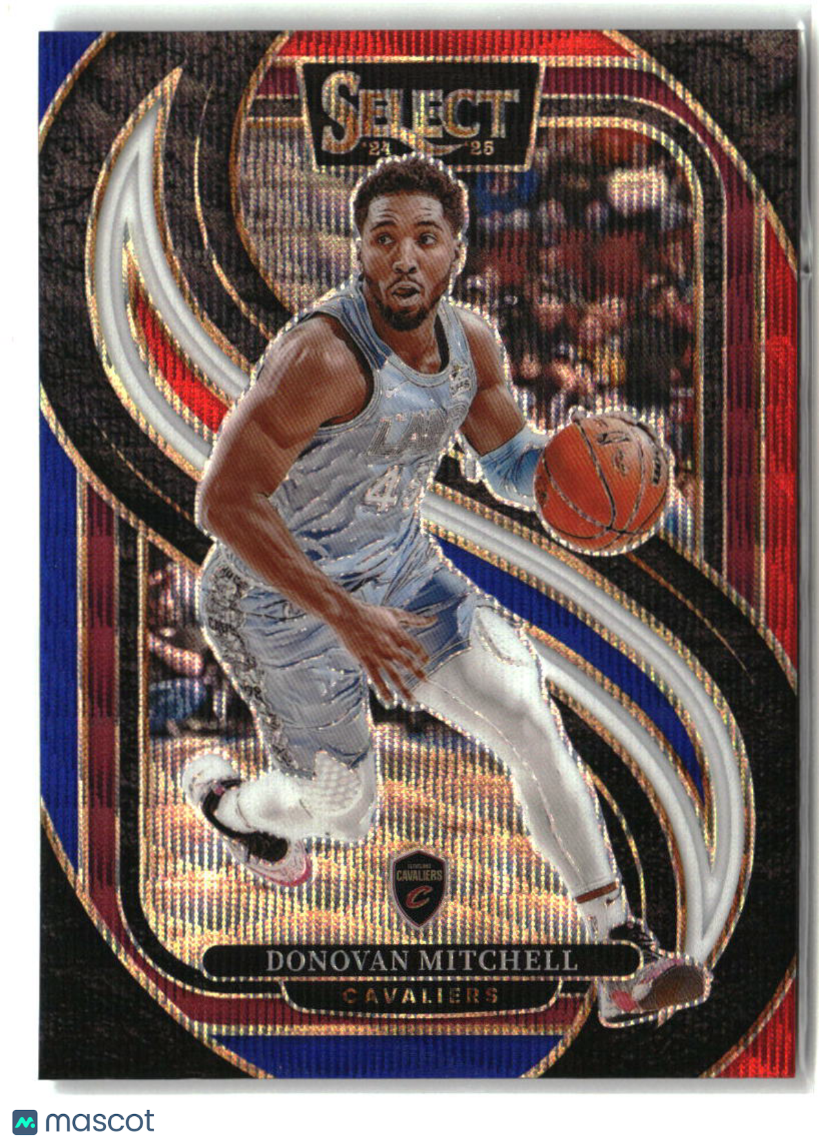 Donovan Mitchell 2024-25 Panini Select Tri-Color Prizm #155