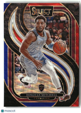 Donovan Mitchell 2024-25 Panini Select Tri-Color Prizm #155