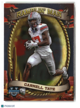 Carnell Tate 2024 Bowman University Chrome Ramblin’ Man #RM-10