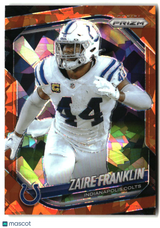 Zaire Franklin 2025 Panini Prizm Orange Ice #91