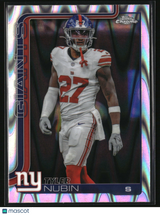 Tyler Nubin 2025 Topps Chrome Ray Wave Refractor #231