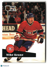 Mike Keane 1991-92 Pro Set French #121