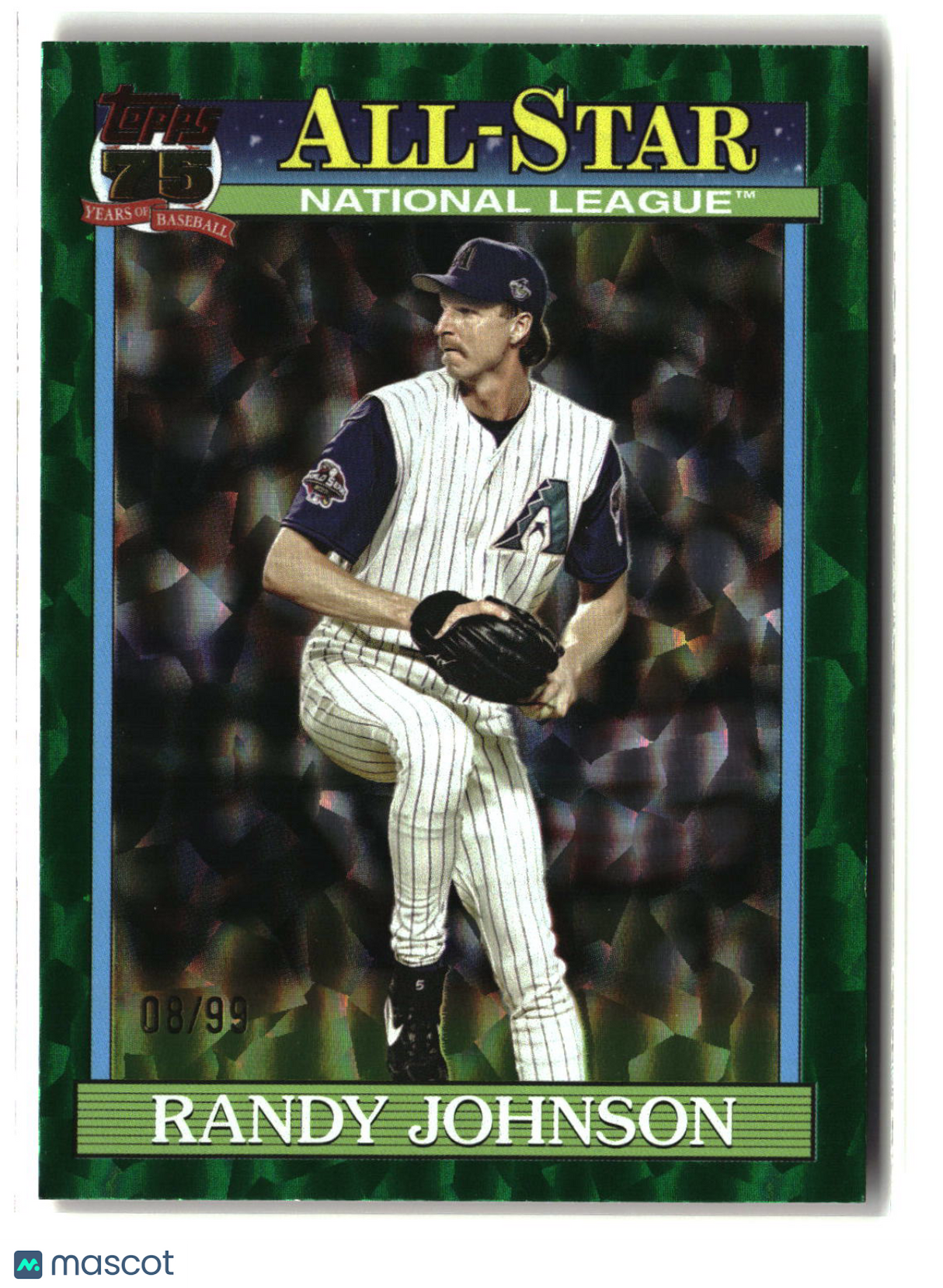 Randy Johnson 2026 Topps All-Stars Green Crackle (Series Two) #91AS-20 #/99