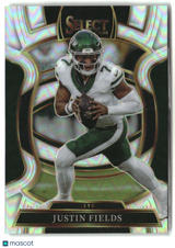 Justin Fields 2025 Panini Select Silver Prizm #75