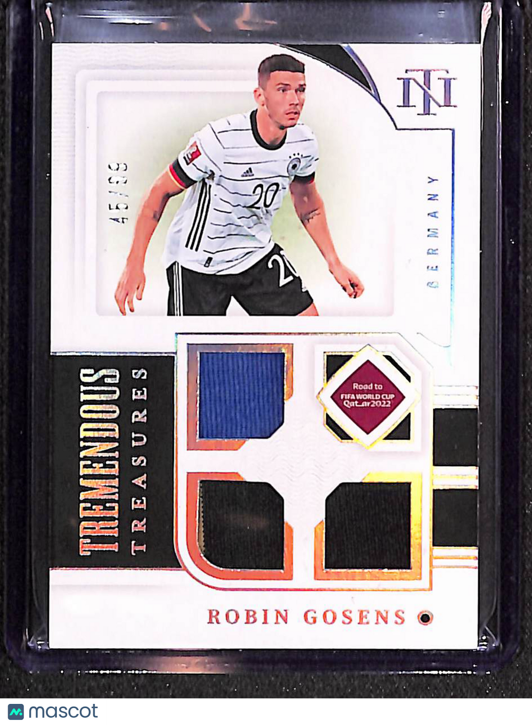 Robin Gosens 2022 National Treasures Tremendous Treasures #TT-RGO /99
