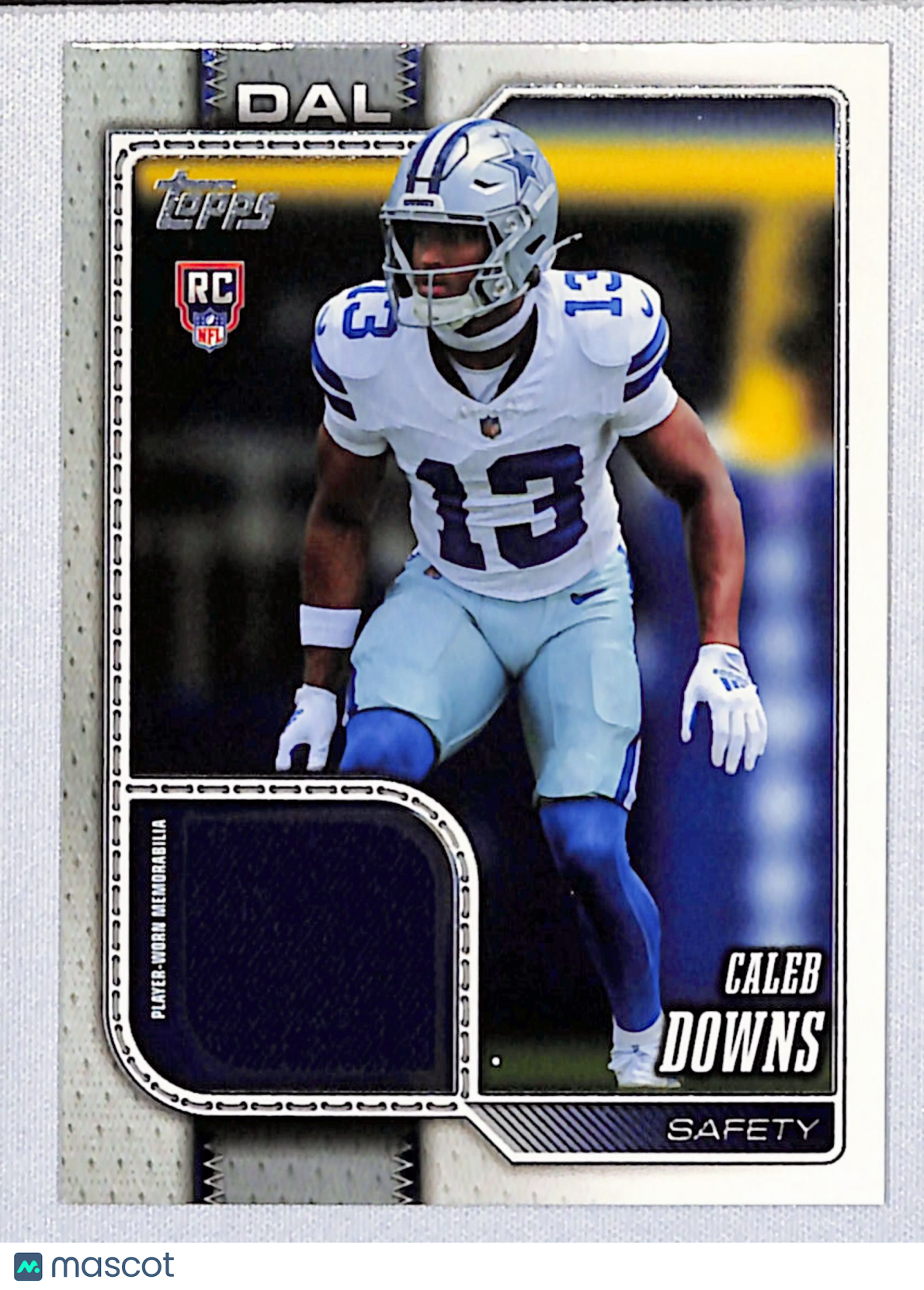 Caleb Downs 2026 Topps Flagship Real One Rookie Relics #ROR-CDO