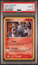 Load image into Gallery viewer, Entei 2006 Pokemon Pop Series 2 #1 Holo PSA 8
