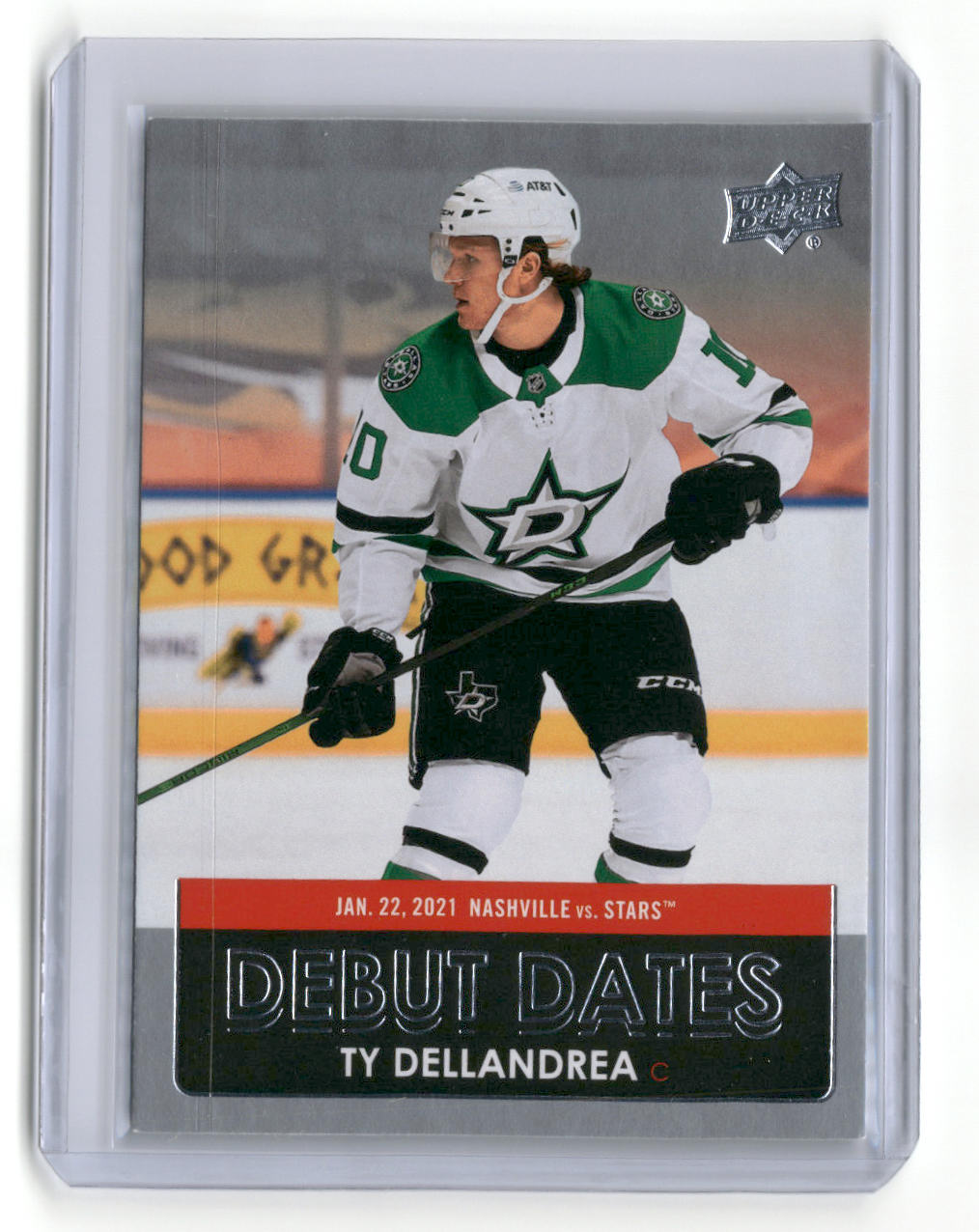 Ty Dellandrea 2021-22 Upper Deck Debut Dates #DD-12