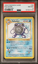 Load image into Gallery viewer, Poliwhirl 1999 Pokemon Game #38 1ST Edition PSA 8
