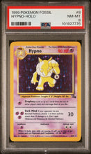 Load image into Gallery viewer, Hypno 1999 Pokemon Fossil #8 Holo PSA 8
