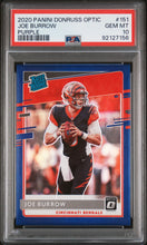 Load image into Gallery viewer, Joe Burrow 2020 Panini Donruss Optic Purple /50 #151 PSA 10
