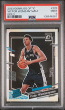 Load image into Gallery viewer, Victor Wembanyama 2023 Panini Donruss Optic Holo #225 PSA 9
