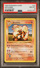 Load image into Gallery viewer, Arcanine 1999 Pokemon Game #23 1ST Edition PSA 8
