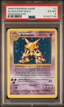 Load image into Gallery viewer, Alakazam 1999 Pokemon Game #1 Shadowless Holo PSA 6
