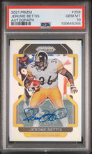 Load image into Gallery viewer, Jerome Bettis 2021 Panini Prizm Autograph #258 PSA 10
