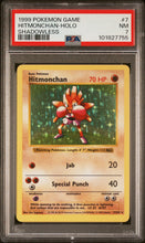 Load image into Gallery viewer, Hitmonchan 1999 Pokemon Game #7 Shadowless Holo PSA 7
