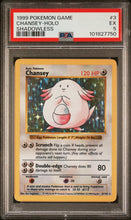 Load image into Gallery viewer, Chansey 1999 Pokemon Game #3 Shadowless Holo PSA 5
