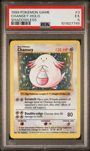 Load image into Gallery viewer, Chansey 1999 Pokemon Game #3 Shadowless Holo PSA 5
